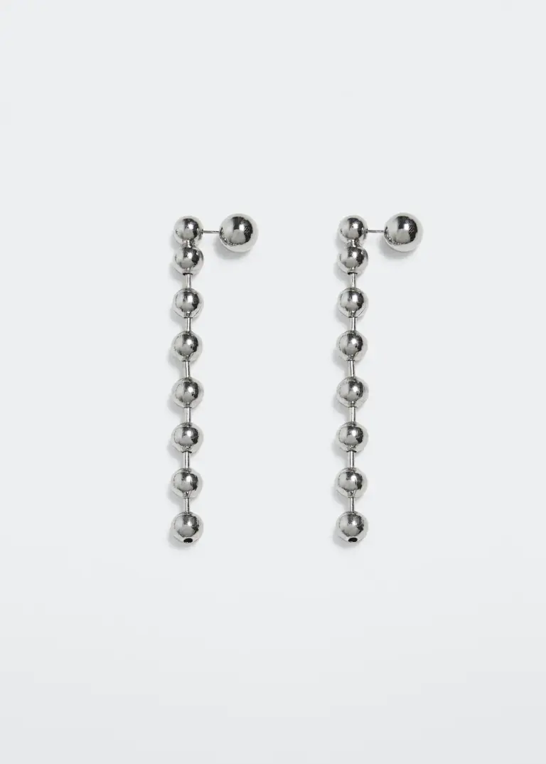 Faceted crystal hoop earrings